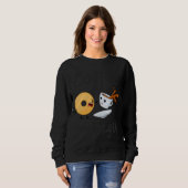 Sweatshirt Café rencontre Bagel Café Peloton Vin (Devant entier)