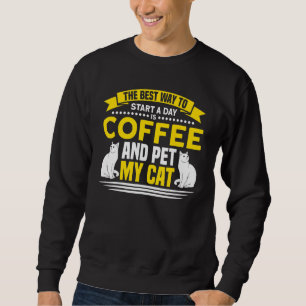 Sweatshirt Café St A Day Café Et Animaux De Compagnie Mon Caf