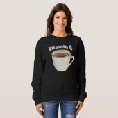 Sweatshirt Café Vitamine C Café Boisson Café Café Café Café D (Devant entier)