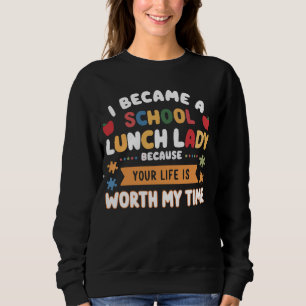 Sweatshirt Cafétéria Boss Lady Cuisinière Lady Lady Déjeuner