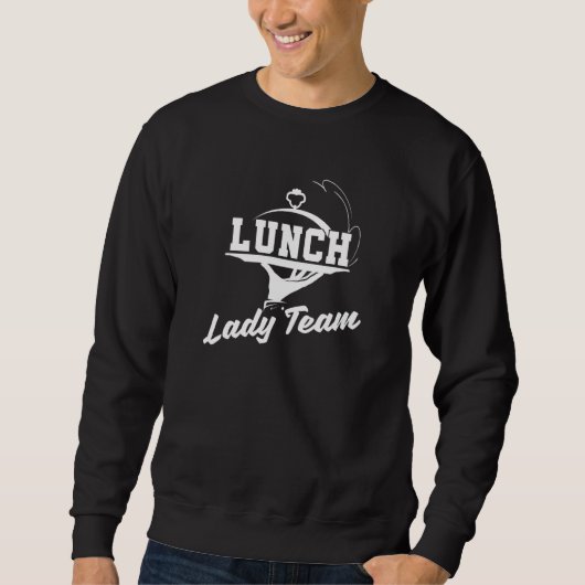 Sweatshirt Cafétéria de l'école Dîner repas - Déjeuner dame (Devant)