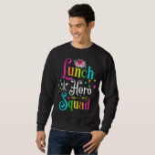Sweatshirt Cafétéria de l'équipe de paniers-repas de l'école (Devant entier)