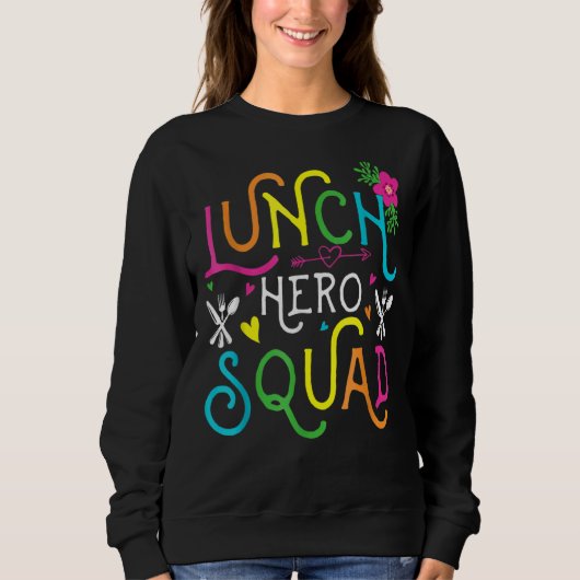 Sweatshirt Cafétéria de l'équipe de paniers-repas de l'école (Devant)