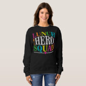 Sweatshirt Cafétéria de l'équipe de paniers-repas de l'école (Devant entier)