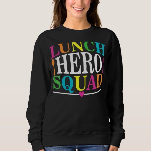 Sweatshirt Cafétéria de l'équipe de paniers-repas de l'école (Devant)