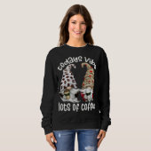 Sweatshirt Cafétéria Drôle Beaucoup De Gnomes De Café (Devant entier)