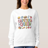 Sweatshirt Cafétéria Queen (Devant)