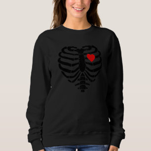 Sweatshirt Cage thoracique de squelette radiographie adulte e