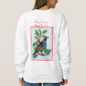 Sweatshirt Caille dans une chemise de houx 2 (Dos)