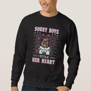 Sweatshirt Cairn Terrier Chien Valentines Day Stocke Son Coeu