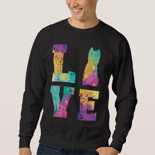 Sweatshirt Cairn Terrier Love (Devant)