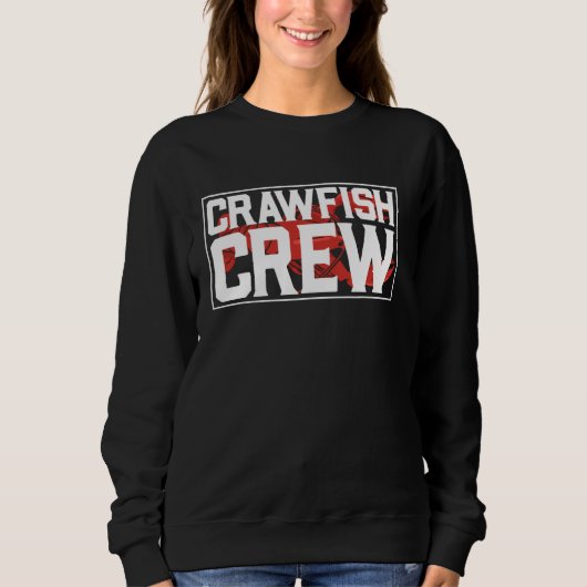 Sweatshirt Cajun Crawfish Creative Seafood Crawdad Crawdas (Devant)