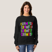 Sweatshirt Cajun Crawfish Food Crawfish Mudbug Tee (Devant entier)