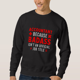 Sweatshirt Calculateur du solde comptable du comptable Financ