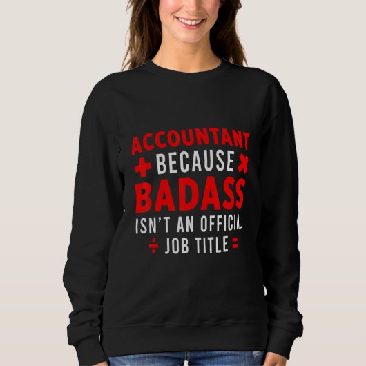 Sweatshirt Calculateur du solde comptable du comptable Financ (Devant)