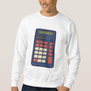Sweatshirt Calculatrice des années 80 90 Math School Nostalgi