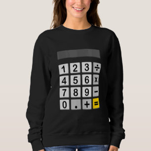 Sweatshirt Calculatrice Mathématique Robe Et Carnaval C