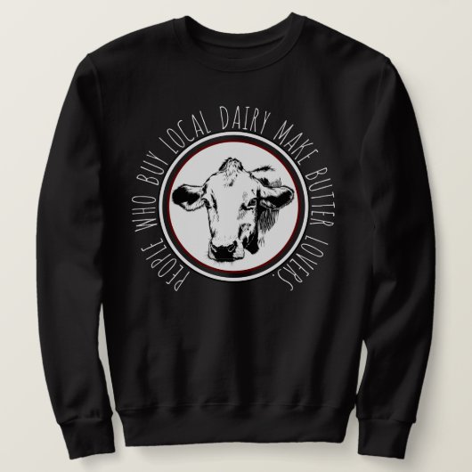 Sweatshirt Calembours faits sur commande d'exploitation (Design devant)