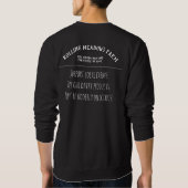 Sweatshirt Calembours faits sur commande d'exploitation (Dos)