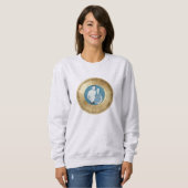 Sweatshirt Calendrier de grossesse 2026 Nous attendons un béb (Devant entier)