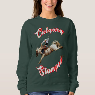Sweatshirt Calgary Heure Canada Juillet Riders Calgary Stampe