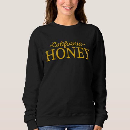 Sweatshirt California Honey Beekeeper Conservation Save Bees (Devant)