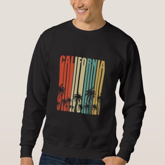 Sweatshirt California Retro  Surfer Beach Cali Venice Summer (Devant)