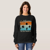 Sweatshirt California Summer Beach Vintage Sunset  1 (Devant entier)