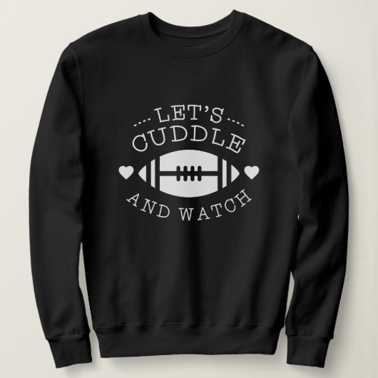 Sweatshirt Câliner Et Football (Design devant)