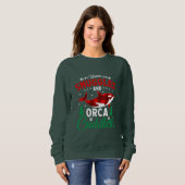 Sweatshirt Câlins Chauds Et Câlins D'orque (Devant entier)