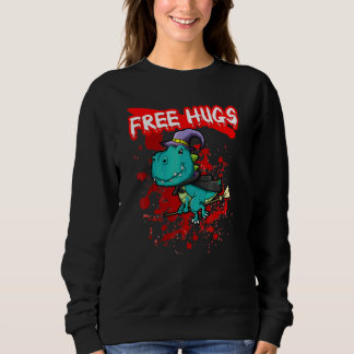 Sweatshirt Câlins Gratuits Halloween Sarcasme Épouvantable Co