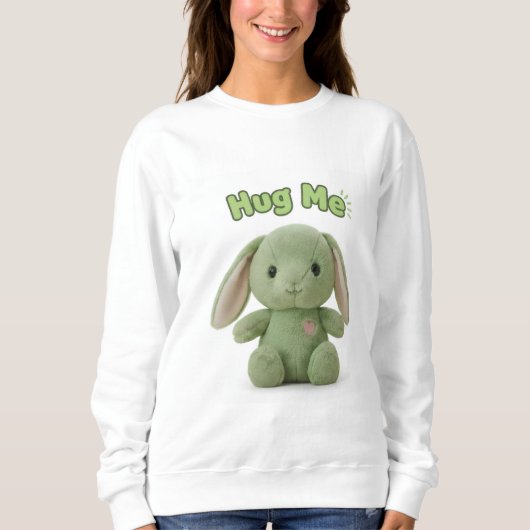 Sweatshirt Câlins Moi Lapin (Devant)