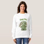 Sweatshirt Câlins Moi Lapin (Devant entier)