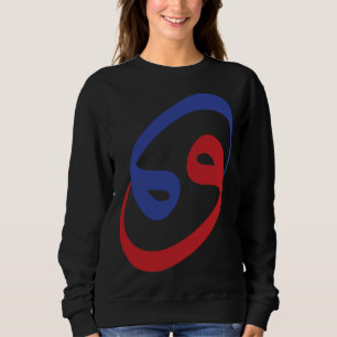 Sweatshirt Calligraphie arabe Lettre Waw Signe du zodiaque Ca