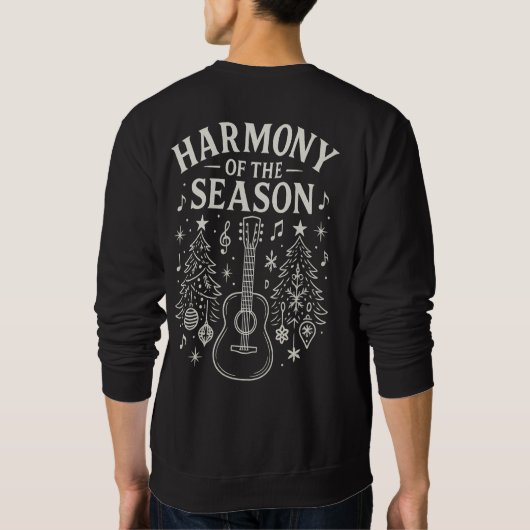 Sweatshirt Calm Guitar Christmas Harmony  (Dos)