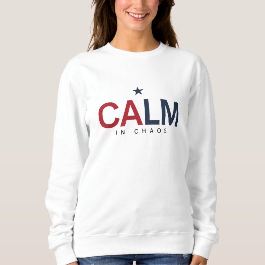 Sweatshirt Calme dans le chaos (Devant)