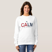 Sweatshirt Calme dans le chaos (Devant entier)