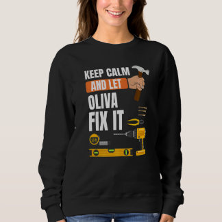 Sweatshirt Calme Et Laisse Oliva Le Corriger Handyman Constru