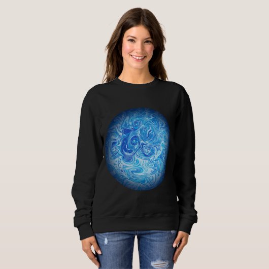 Sweatshirt Calme Tendance de la Marée (Devant entier)