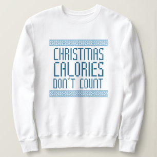 Sweatshirt Calories de Noël
