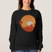 Sweatshirt Camel Desert Sunset  Oasis Morocco (Devant)