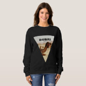 Sweatshirt Camel Dubai Uae Destination arabe (Devant entier)