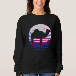 Sweatshirt Camel Retro Vintage Sunset les années 70 80s 90s R