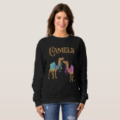 Sweatshirt Camels Désert Animal Camel (Devant entier)