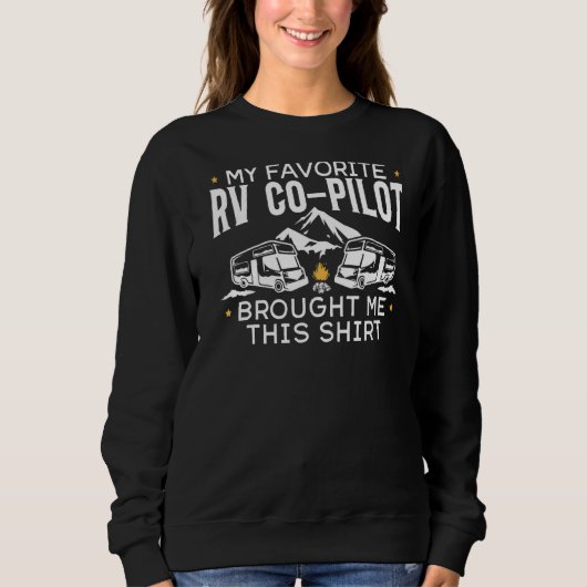Sweatshirt Caméra de camping-car pilote Rv Co (Devant)