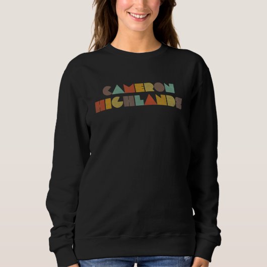 Sweatshirt Cameron Highlands Vintage (Devant)