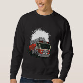Sweatshirt Camion d'incendie (Devant)