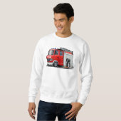 Sweatshirt Camion-feu de dessin (Devant entier)