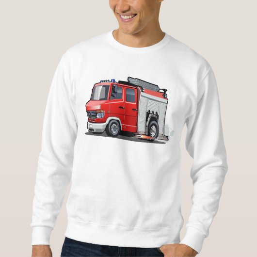 Sweatshirt Camion-feu de dessin (Devant)
