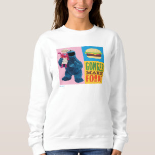 Sweatshirt Camion fourré de Cookie Monster Gonger Make Food